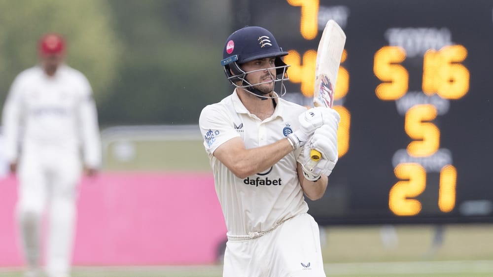 Joe Cracknell's Middlesex career on the up