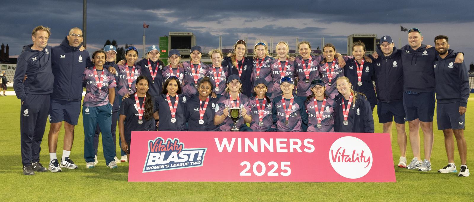 Middlesex Women celebrate Tier Two T20 triumph