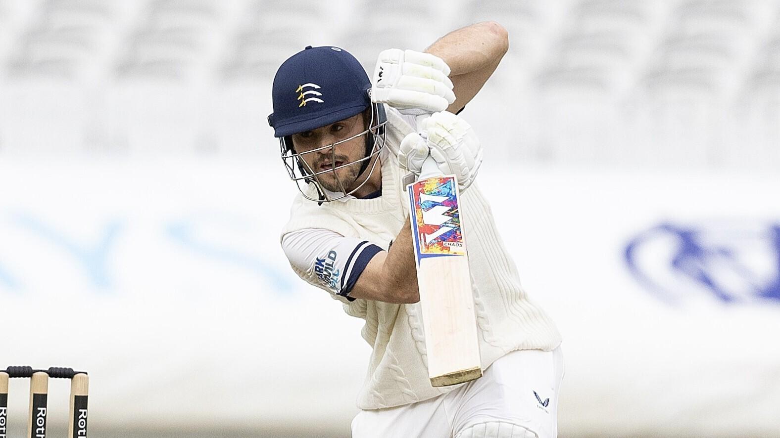 Middlesex's Joe Cracknell batting